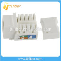 90 Graus UTP Cat6 Keystone Jack, Dupla IDC Cat6 Jack Para Cat6 Patch Painel